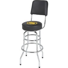 Northern Tool Equipment Shop Stool With Backrest 300-lb. Capacity 30-38in.