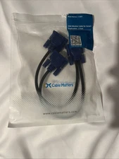 Cable Matters VGA Monitor Y-Splitter Cable (Model Number: 113051)