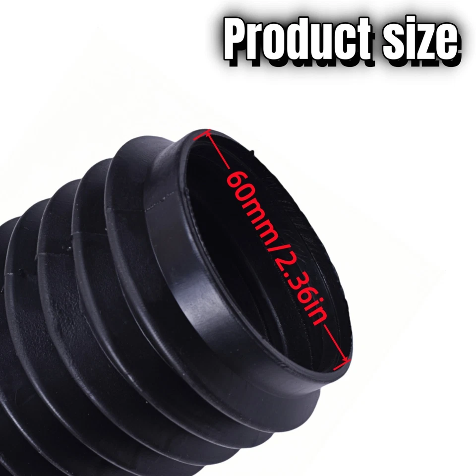 2x Goma Moto Horquilla Delantera Cubierta Antipolvo Polainas Polainas Botas Amortiguador Foto 4 de 4