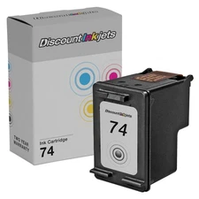 Black Ink 74 Printer Cartridge for HP CB335WN Photosmart C4280 C4480 C5280 C4580