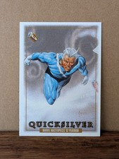 2024 Marvel Masterpieces '92 Platinum Quicksilver #71 Leather