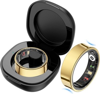 Größe 10 Smart Ring Fitness Tracker für Männer & Frauen Schrittzähler, Herzfrequenz