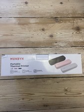 MUNBYN ITP04 Portable Thermal Printer A4, Bluetooth Connectivity