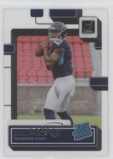 2022 Panini Clearly Donruss Rated Rookie Malik Willis #53 0xe0