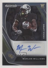 2021 Panini Prizm Draft Picks Marlon Williams #DPA-MWI Auto w5b
