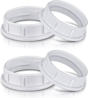 Thread Diameter 1-3/8 Inches or 1-1/2 Inches, 1-1/2'' White Aluminum 