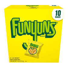 Funyuns Onion Ring Flavored Snack Chips, 10 Count Multipack