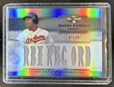 2014 Triple Threads Manny Ramirez Relics #/36 Indians