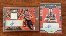 2019-20 Select De'Andre Hunter Red Wave Prizm Rookie Patch + Prizm  Auto RC Cavs