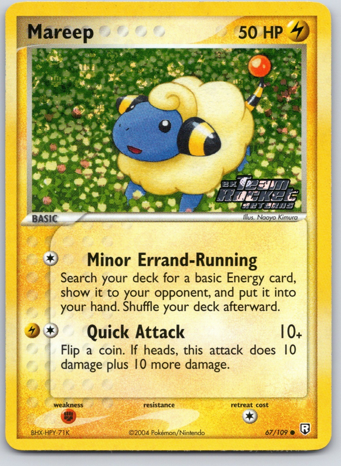 Mareep 67/109 Common Team Rocket Returns