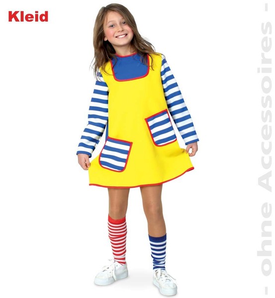 Fasching Freche GöRe Fasching KostüM Kleid Gr. 140-image