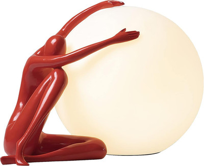 Humanoid Sculpture Table Lamp Acrylic Sphere Decorative Table Lamp Postmodern Re