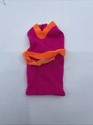 Vintage 1971 Barbie Doll #3401 FRINGE BENEFITS Fuchsia Pink Orange Dress H1