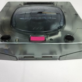 Sega Saturn Skeleton HST-3220 Console Clear Black This is Cool Pad Tested