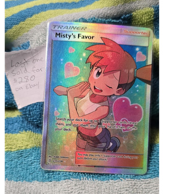 Pokémon TCG Trainer Supporter Full Art Holo Lot 4 Misty Blue Skyla Katy