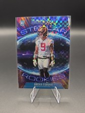 2025 Panini Rookies & Stars Stellar Rookies Emeka Egbuka #8 Plaid Prizm RC