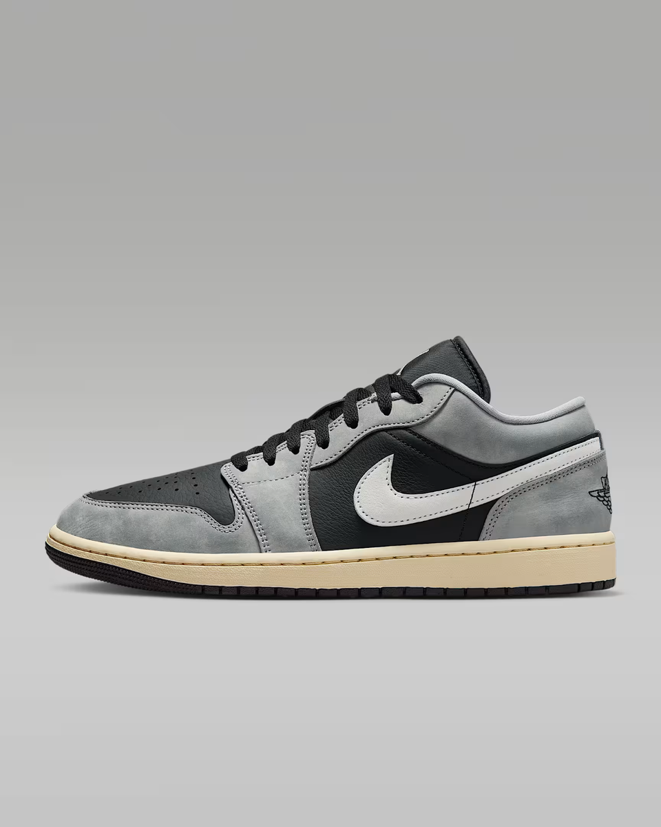 Air Jordan 1 Low SE Shoes Light Smoke Grey Sail Men's | Size 8
