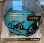 Ricky Williams Signed Miami Dolphins Rave Mini Helmet BECKETT WITNESS COA