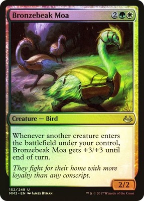 MTG FOIL Bronzebeak Moa  - Modern Masters 2017 #152