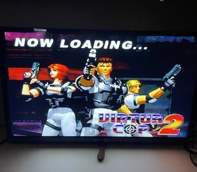 Virtua Cop 2 Sega Saturn 1996 w/Registration Card Tested Working