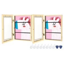 Art Frame 8.5x11 Front Opening Frames for Wall for Artwork Craft, 2 Pcs, Gold