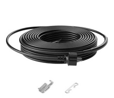 Self-Regulating Pipe Heating Cable, 30 Ft. 5W/Ft. Heat Tape for Pipes, Roof Snow