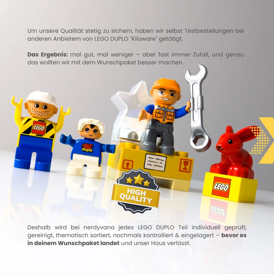 LEGO DUPLO Wunschpaket: Über 1  kg + 14 Themen wie Bauernhof Feuerwehr Baustelle - Bild 4 von 4