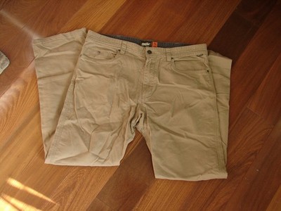 Howler Bros Frontside 5-Pocket Pants Mens 36x32 Light Brown Stretch Uniform Fit