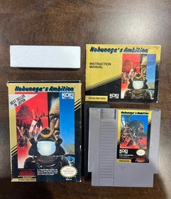 Nobunaga&rsquo;s Ambition Nintendo NES COMPLETE CIB - Free Shipping!!