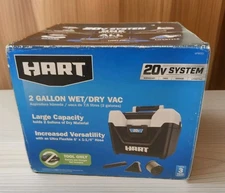 Hart Cordless 2-Gallon Wet/Dry Vacuum (Tool Only) New !!!