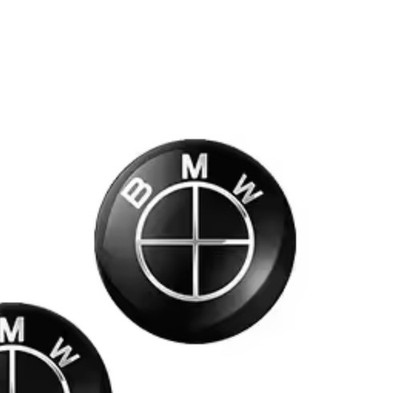 1x BMW 11mm Black Logo Key Fob Sticker Emblem Replacement Aluminum Metallic 1pcs