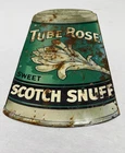 Vintage "Tube Rose" Sweet Scotch Snuff Tin Tobacco Sign