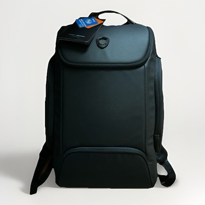 Traveler's Choice - Breenon 19'' Backpack w/ USB Port Black Travel Laptop