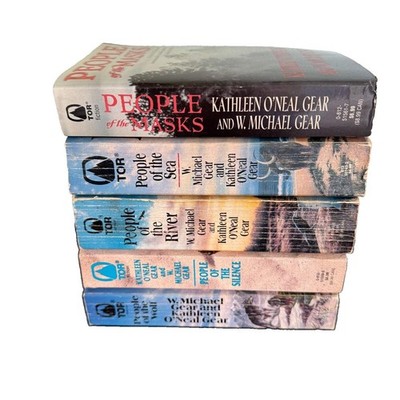 People of the Books W Michael Kathleen O'Neal Gear Masks Sea River Silence Wolf
