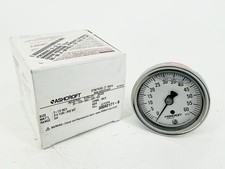 New Ashcroft 25-1009-AWL-02B-60 Pressure Gauge 0-60PSI 2.5" 1/4"NPT