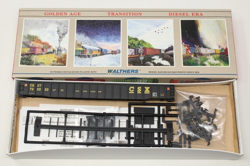 Kit negro góndola Mill CSX CSXT 720222 65' escala HO Walthers 932-3252 | Condition: Used