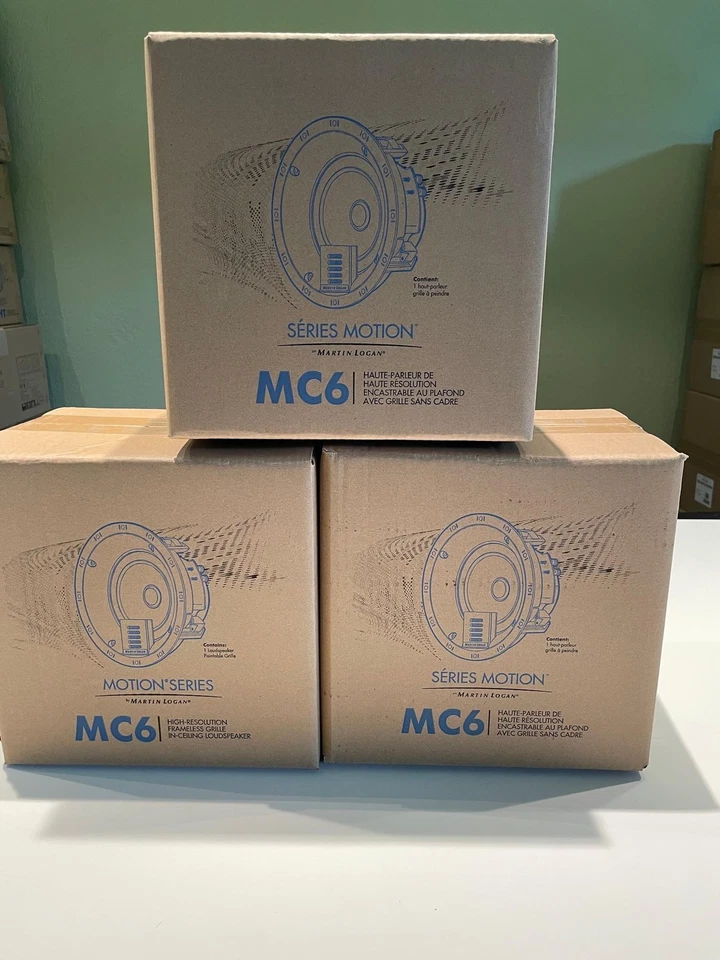 MARTIN LOGAN Brand New MartinLogan MC6 / 3 speakers