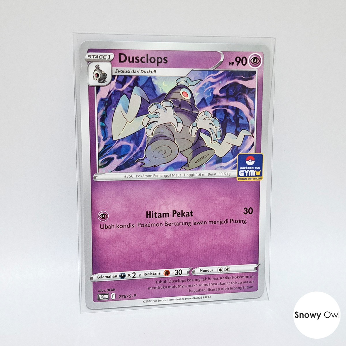 Dusclops 278/S-P GYM Stamp Promo Pokemon TCG Card Indonesia | eBay