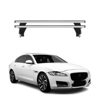 Menabo DachträGer GrundtäGer FüR Jaguar XF X260 2015-2020 50Kg Alu Silber 2 Tlg