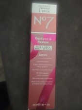 No7 Restore  Renew Face  Neck Multi Action Serum 50ml/1.69oz  