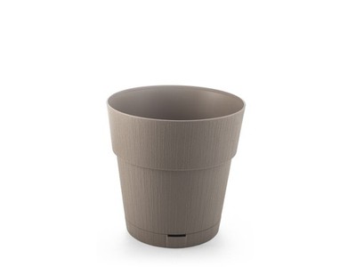 Stefanplast Vaso Ethica Mit Wasservorrat 25 cm Tortora Kunststoff Pflanzentopf