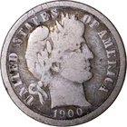 1900-O 10c Barber Dime ~ VG Details