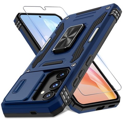 DEERLAMN Case for Samsung Galaxy S25 6.2-Inch with S25-6.2 Inch, Navy Blue 