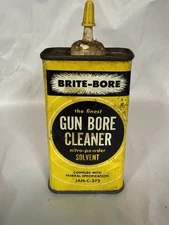 Brite-Bore Nitro Powder Gun Bore Cleaner Solvent Vintage Tin