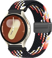 Nylon Armband 20Mm Magnetisch Elastisch Geflochten FüR Galaxy Watch 40Mm-44Mm