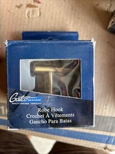 Gatco Latitude II Single Robe Hook in Brushed Brass