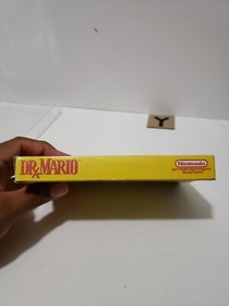 Dr Mario Authentic Nintendo Nes Game & Box Come With Plastic Protector