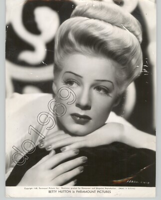 Actress BETTY HUTTON In Paramount Film STORK TIME 1951 Press Photo