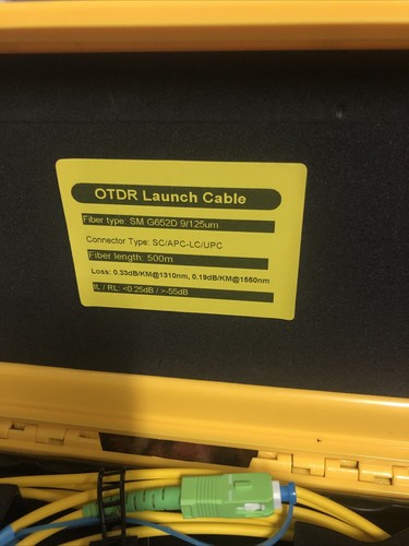 Etayson Fiber OTDR Launch Cable Box 500m SC/APC-LC/UPC SM G652D 9/125um - Picture 7 of 14