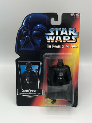 STAR WARS POTF POWER OF THE FORCE - DARTH VADER - RED CARD - NEW